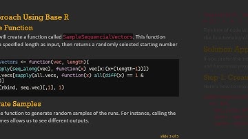 Extracting Consecutive Integer Runs from Vectors in R