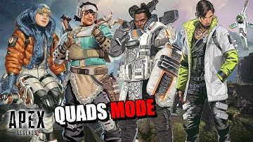 Trying Out Quads Mode For The First Time in Apex Legends