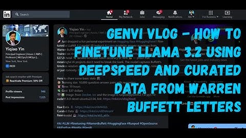 GenAI Vlog - How to finetune Llama 3.2 using DeepSpeed