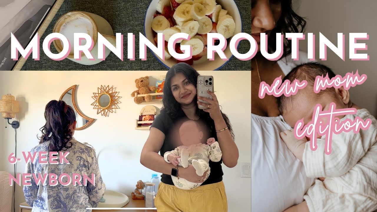 My Realistic New Mom Morning Routine | Slow Living with a Newborn