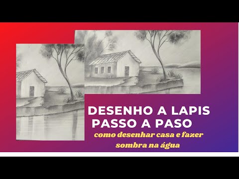 Vídeo: Como Desenhar Uma Casa Na Margem Do Lago Passo A Passo Com Um Lápis
