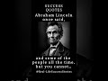 Abraham Lincoln on Honesty: Timeless Wisdom 🎩💡 #abrahamlincolnquotes #successquotes #shorts