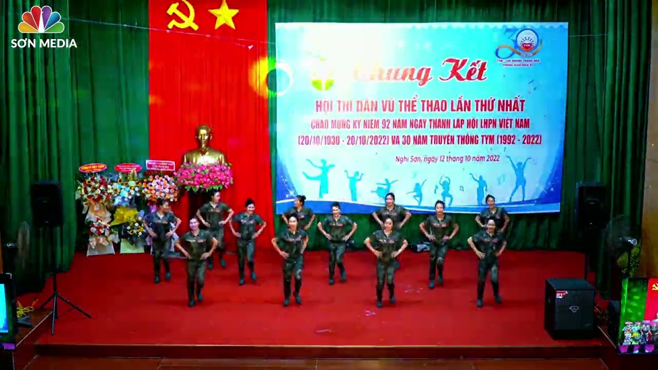 CÙNG HÀNH QUÂN ĐI GIỮA MÙA XUÂN - P Hải Bình | Đoạt giải tại Chung kết Dân vũ TX Nghi Sơn năm 2022