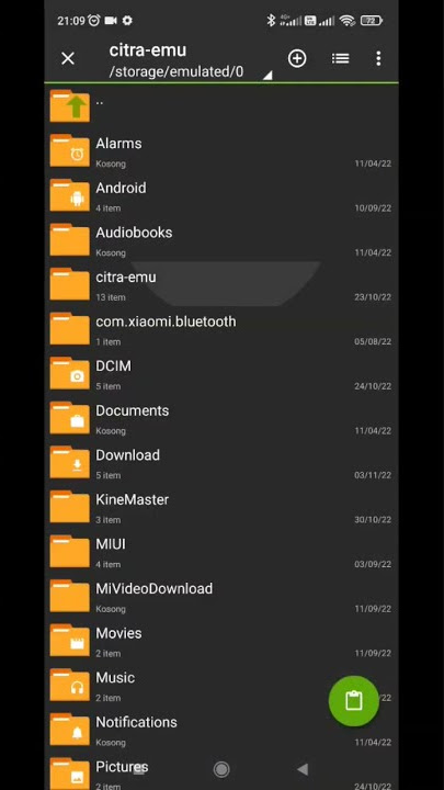 Cara install save data ke citra emulator