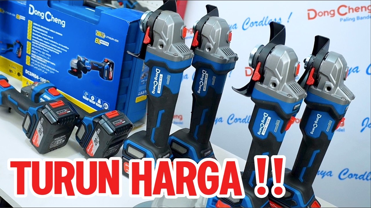 Macam Macam Gerinda Cordless Turun Harga DongCheng Promo Februari 2026