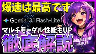 Overwhelming Speed] Gemini 3.1 Flash Lite is here! It's super fast
