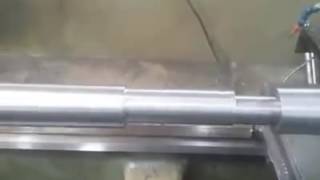 Eccentric shaft turned by Dave Schofield