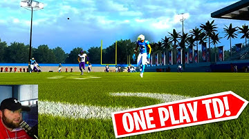 ONE PLAY Touchdown! Easy set up. Madden 22 Offensive Tips! How to win more MUT H2H Games!