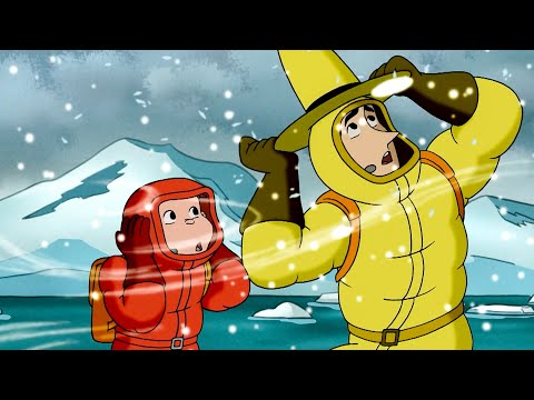 Persi nella neve! 🐵 Curioso Come George 🐵 Cartoni per Bambini