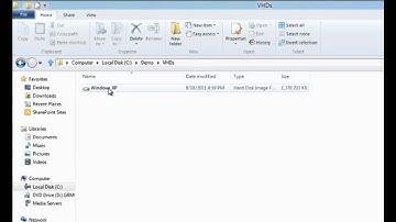 Windows 8 ISO file mount demo