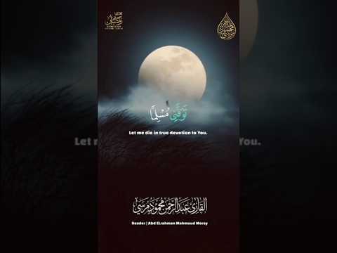 وألحقني بالصالحين ❤️🤲🤍 #قران_يريح_القلب #راحة_نفسية ##دقيقة_قرآن رمضان 1447
