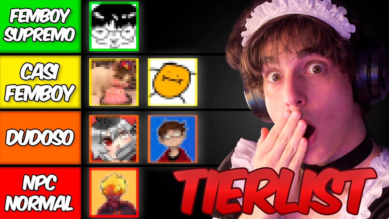 QUIÉN es más FEMBOY de los DOMINGUEROS (Tier List)