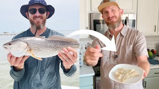 Redfish Catch Clean and Cook