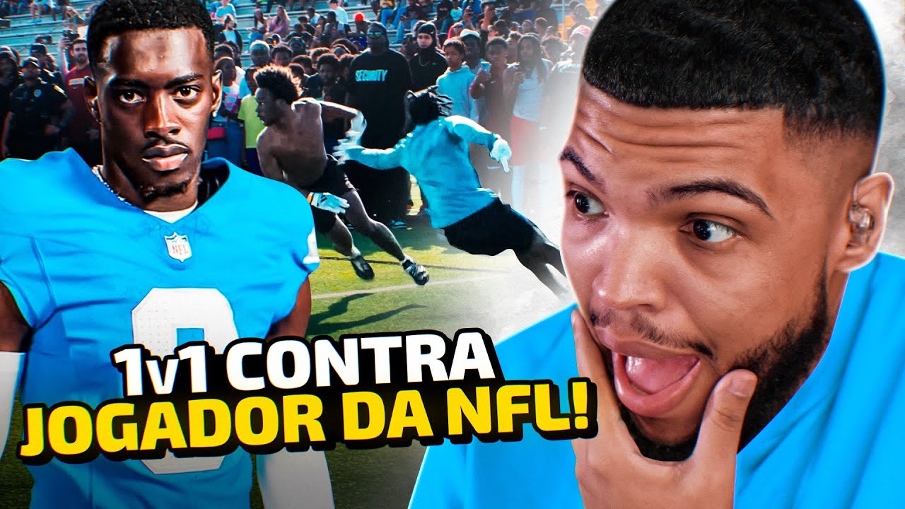 ELE FOI HUMILHADO!  1v1 NO FUTEBOL AMERICANO! | REACT DO JOTA