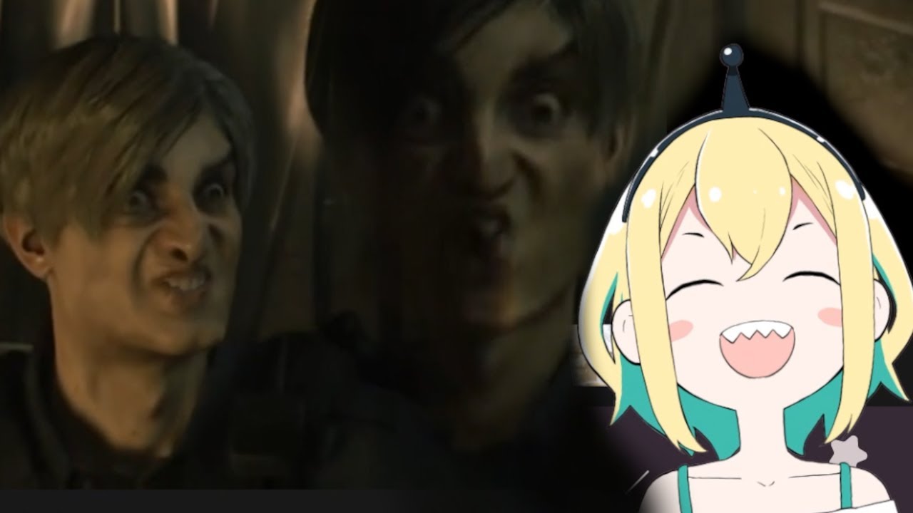 Pikamee dies laughing to Resident Evil with 500% facial animations