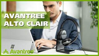 Work-From-Home Bluetooth Headphones with Mic, Bluetooth 5.0 - Avantree Alto Clair
