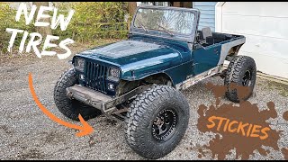 The YJ gets 40's!! (Black Labels)