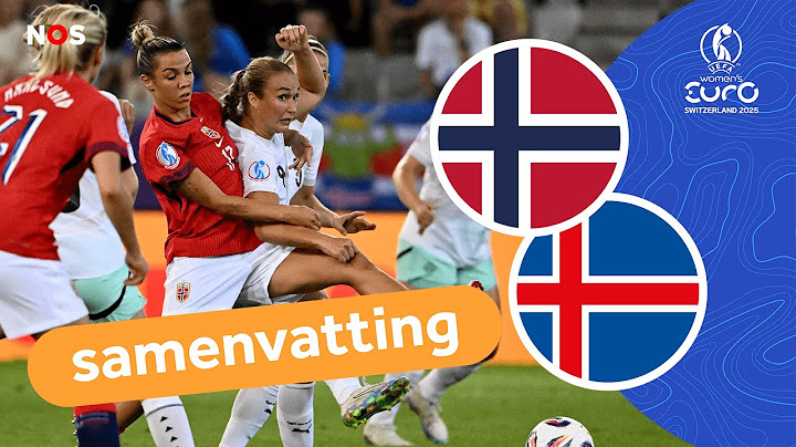 ZEVEN DOELPUNTEN en een RODE KAART | samenvatting Noorwegen - IJsland | EK voetbal