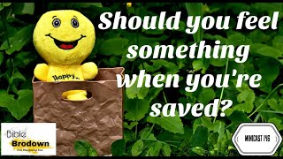 Minicast 146, Should I feel something when Im saved