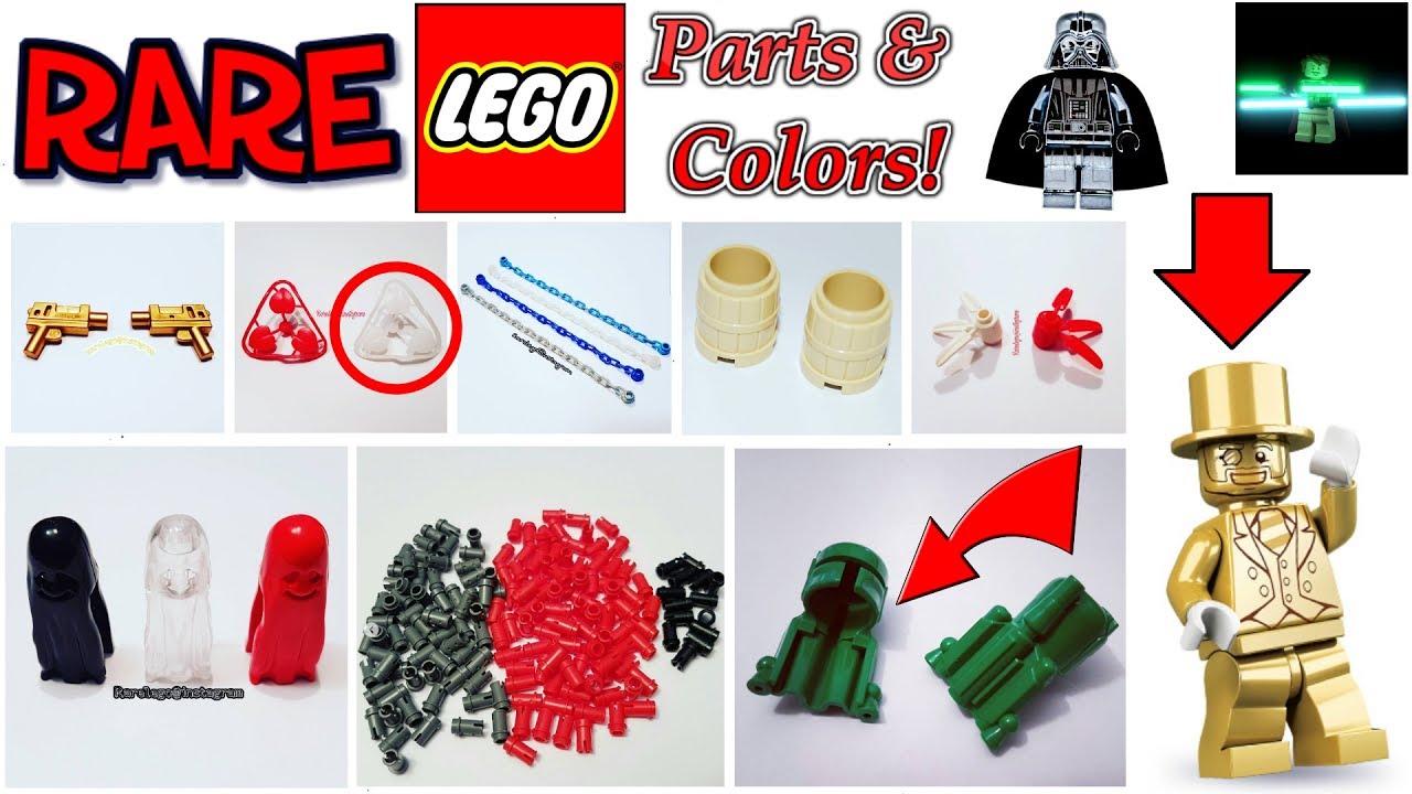 Byttehandel parade lokal RARE LEGO Parts and Colors! - YouTube