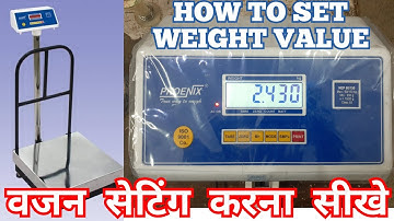 How to Calibrate A Phoenix Weight Machine