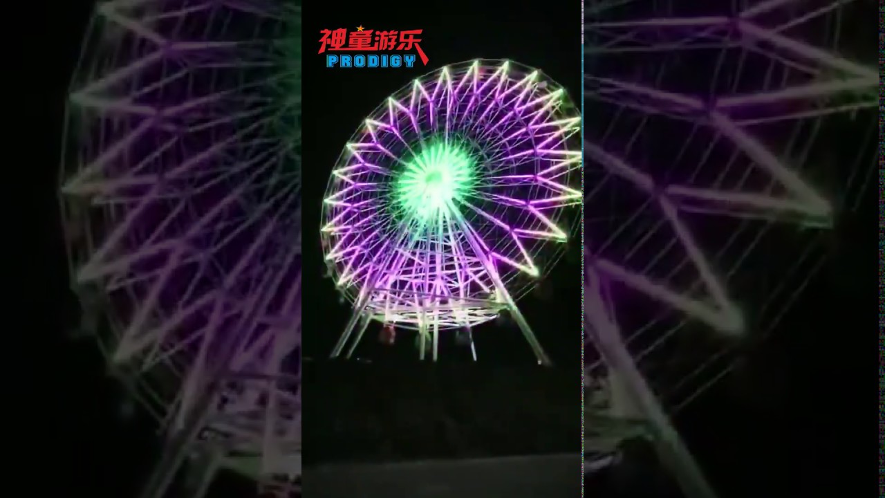 Customized amusement rides beautiful rotating ferris wheel rides for ...