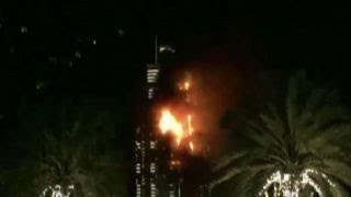 Fire engulfs Dubai hotel hours before New Year's fireworks screenshot 1