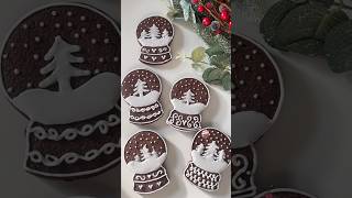 Snow Globe Cookies | Sugar Cookies | Christmas cookies #christmas #cookies #cookiedecoratingvideos