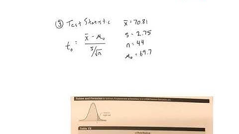 10.3 - Hypothesis Tests for a Population Mean