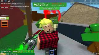 WHEN DID THIS GET SO HARD? - Roblox Zombie Attack - Gameplay with the Toxic gun screenshot 2