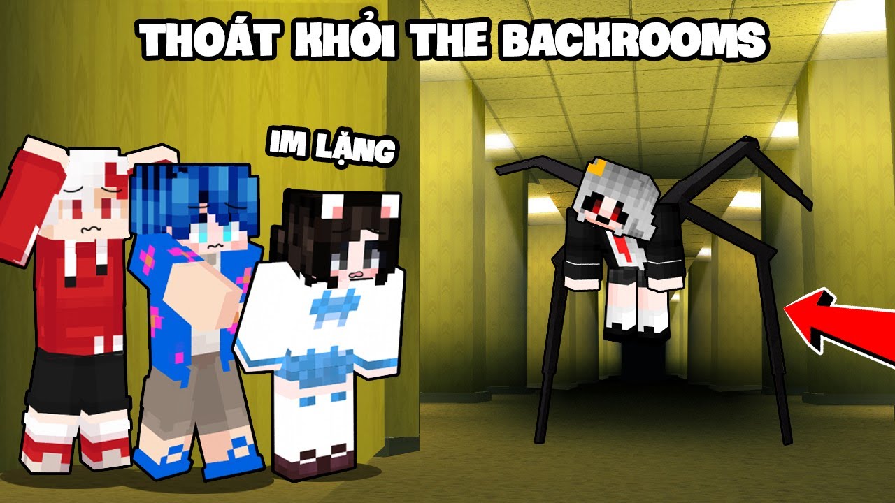 SAMMY TRỞ THÀNH QUÁI VẬT THE BACKROOMS DỌA MA CÁC THÀNH VIÊN SKSP TRONG MINECRAFT