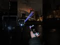 powerful portable laser in action 🔥