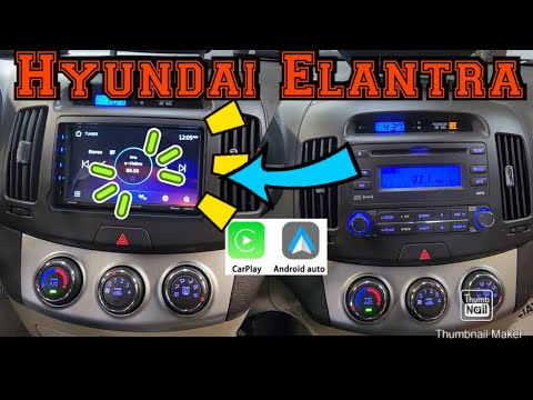 2009 Hyundai Elantra How to remove radio Install Apple carplay android auto Metra kit 99 7326