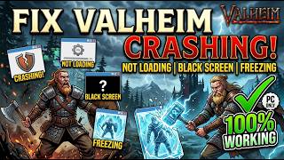 Fix Valheim Crashing, Not Loading, Black Screen & Freezing On PC | Valheim PC FIX 🎮🔥