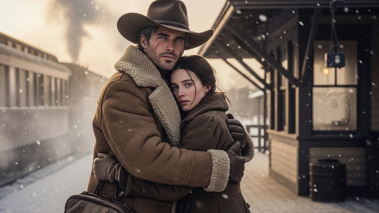 Mail Order Bride Froze at the Station, The Cowboy Wrapped Her Close and Promised Warmth Forever