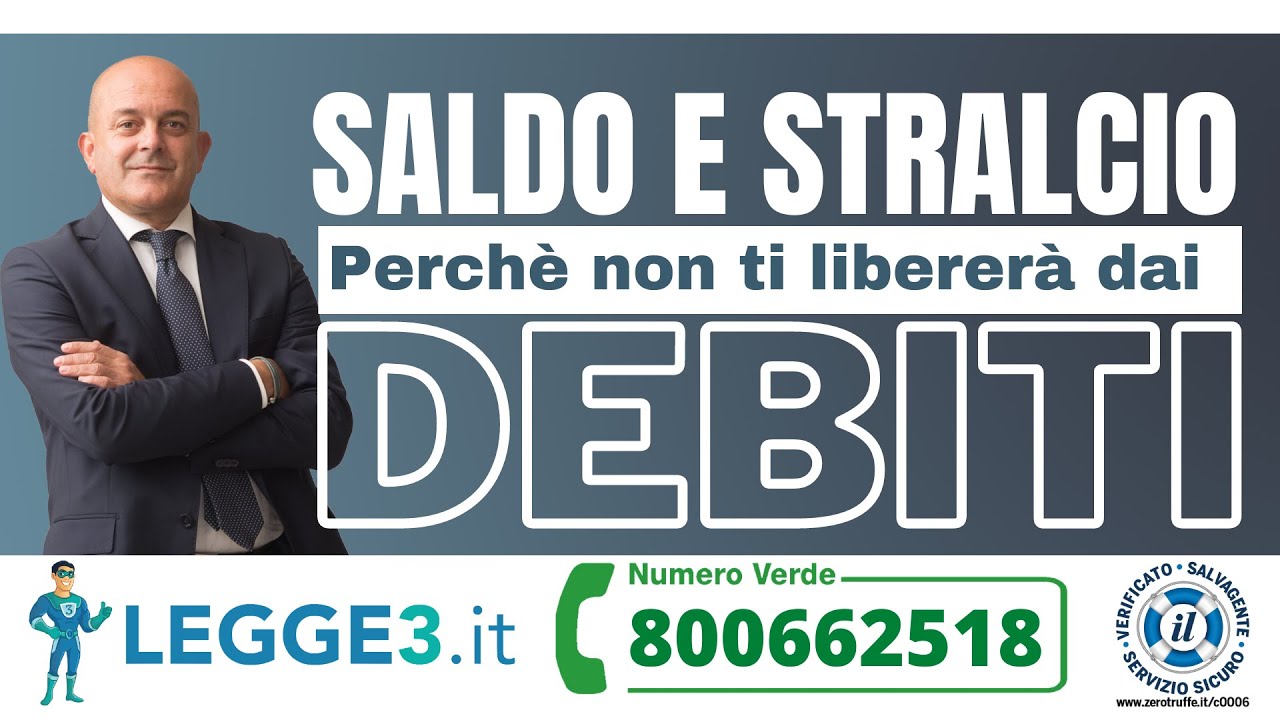 SALDO E STRALCIO | La verit sul perch NON ti liberer mai dai DEBITI!