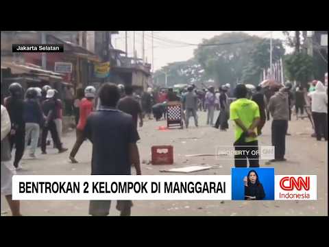 Bentrokan 2 Kelompok di Manggarai