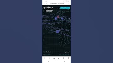Radware Live cyber attack threat map