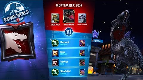 UNLOCKING THE MORTEM REX APEX CACHE BADGE + MORTEM REX RAID - Jurassic World Alive