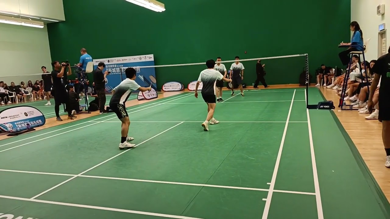 2025年7月23日~賽馬會全力支持，第一屆新城慈善羽毛球比賽，男子雙打賽事， NK Sports vs NKU sports. Final