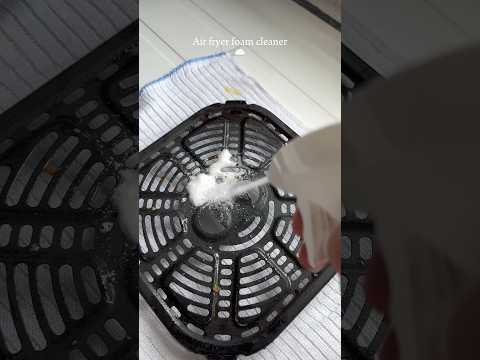 Air fryer foam cleaner ☁️ #cleantok #sudsycleaning #sudsy #cleaning #cleaner #foam #spray #asmr