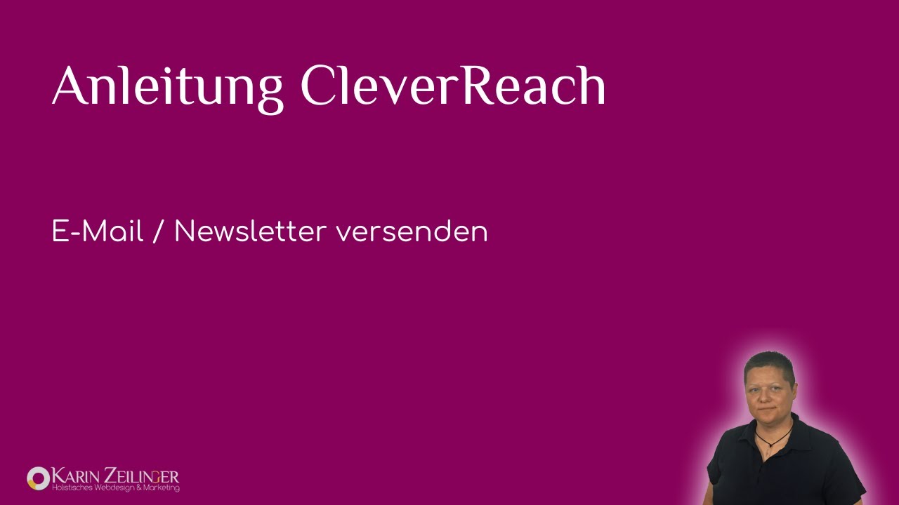 Email / Newsletter versenden - Anleitung CleverReach