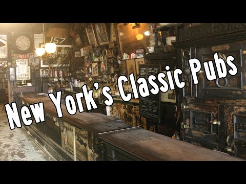 Vidéo: Bars classiques de New York à visiter