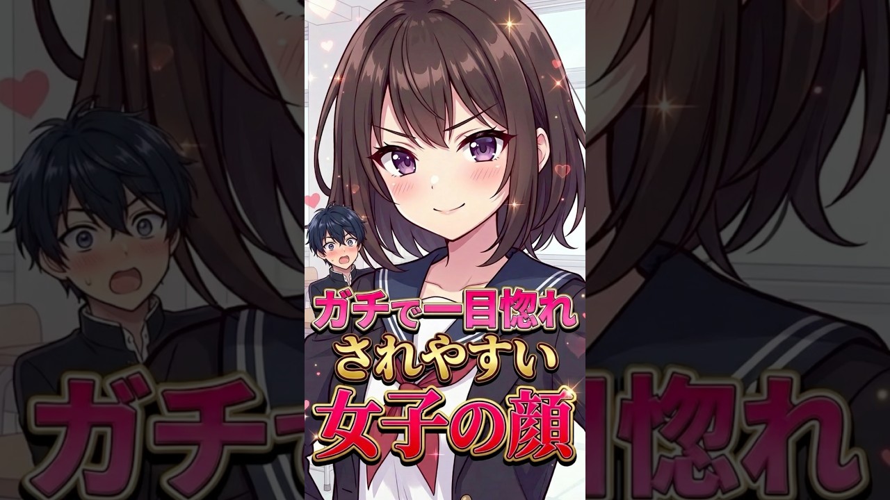 ガチで一目惚れされやすい女子の顔　#恋愛 #恋愛雑学 #一目惚れ　【楽曲提供:箕輪レコーズ】