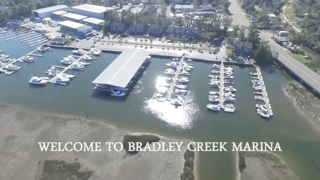Bradley Creek Marina Aerials Wilmington, NC YouTube