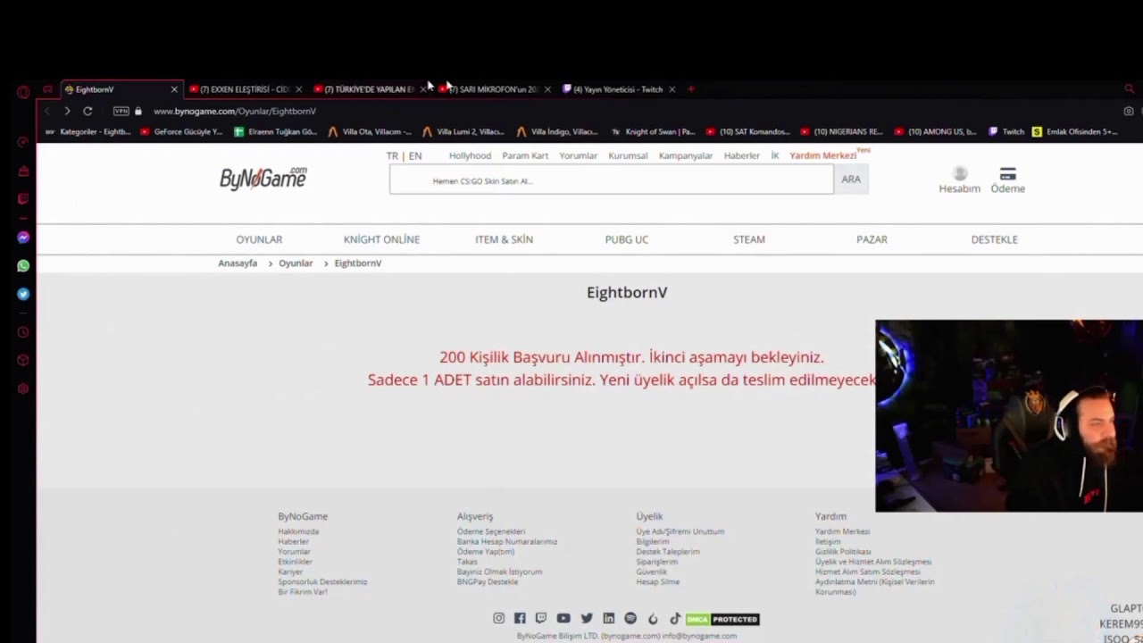 Elraenn EİGHTBORN Başvuruların da En güzeli açıklıyor ama o kim