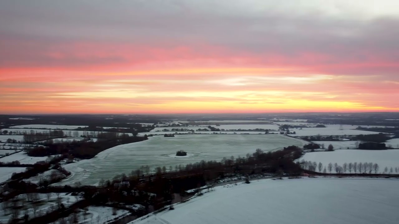 The River Chelmer, Essex, UK - From The Air 4K 