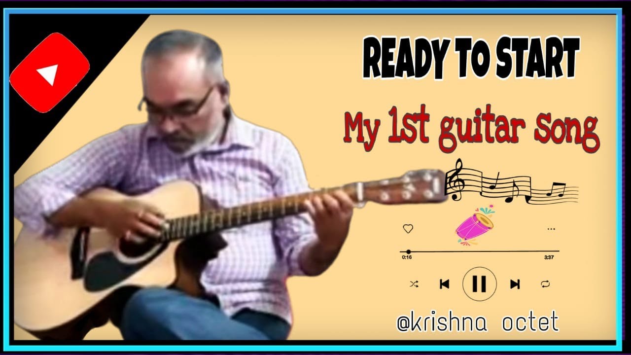 My First Guitar Song-Ready To Start///#Harikrishna Music Octet - YouTube