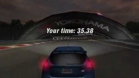 NFS: Underground 2 - "Hot lap" on "Bayview Speed Track 1" w/ Modded Ford Focus RS in 35.38