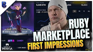 Heroes of Mavia Ruby Marketplace First Impressions!